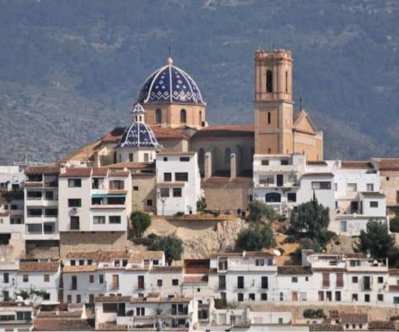 Atico-Duplex Con Vistas Al Mar Y Casco Antiguo En Altea Lejlighed Eksteriør billede